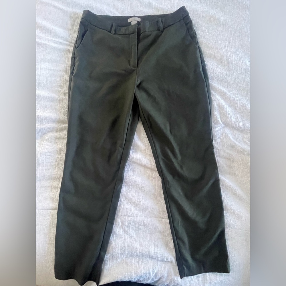Army green H&M slacks size 10